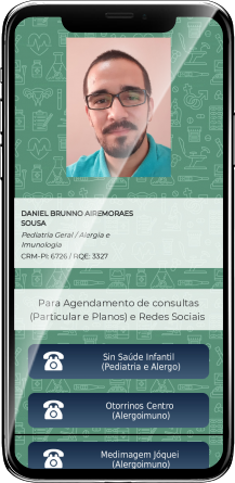 Daniel Brunno Airemoraes Sousa Cartão de Visita Digital | Cartões que Falam