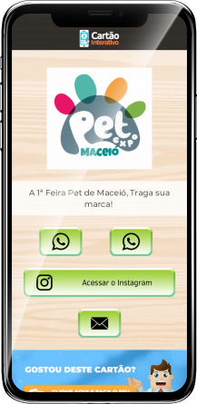 Cartão: PET EXPO MACEIÓ