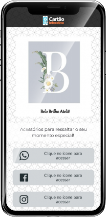Belo Brilho  Cartões que Falam | Cartão de Visita Digital