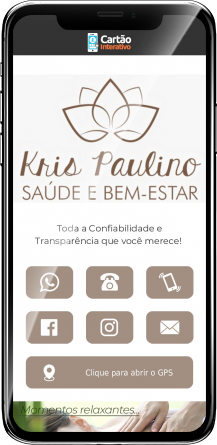 CRISNA FONSECA RIBEIRO PAULINO Cartões que Falam | Cartão de Visita Digital